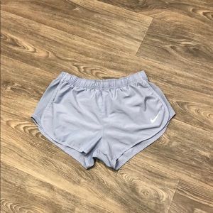 Nike Baby blue running shorts